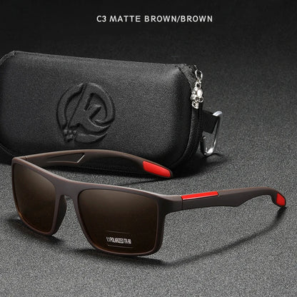 KDEAM Ultra-Light Polarized Sports Sunglasses for Men & Women – TAC 1.1mm Lens, Category 3 Driving Sun Glasses