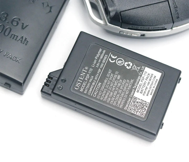 OSTENT 1800mAh & 2200mAh 3.6V Lithium-Ion Replacement Battery for Sony PSP 1000 / PSP-110