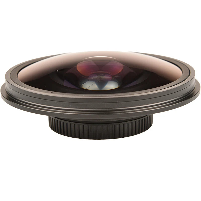VLOGMAGIC 37mm / 43mm 0.3X Fisheye Wide-Angle Lens Adapter - Ultra-Wide Video Camera & Camcorder Lens with Hood