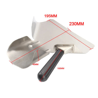 Stainless Steel Baking Tool Shovel - Ideal for Popcorn, French Fries, and Hamburgers - A Must-Have Kitchen Gadget