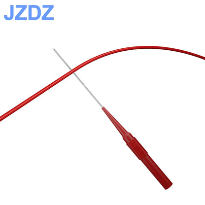 JZDZ 1mm Test Probe Needles - 10PCS Stainless Steel Back Probe Pins with 4mm Banana Socket for Multimeter Inspection Testing
