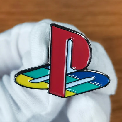 Video Game Festival Lapel Hat Pin – Console-Inspired Decorative Badge for Jackets, Bags & Gaming Accessories Collector Gift