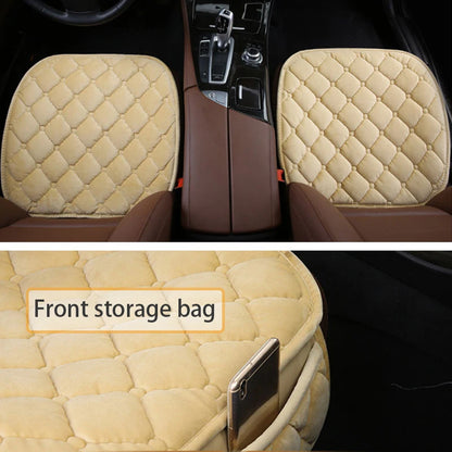 SEAMETAL Plush Anti-Slip Car Seat Cover Cushion – Soft Universal Auto Seat Protector Pad for Sedan, SUV & Pickup Truck Interior Accessories