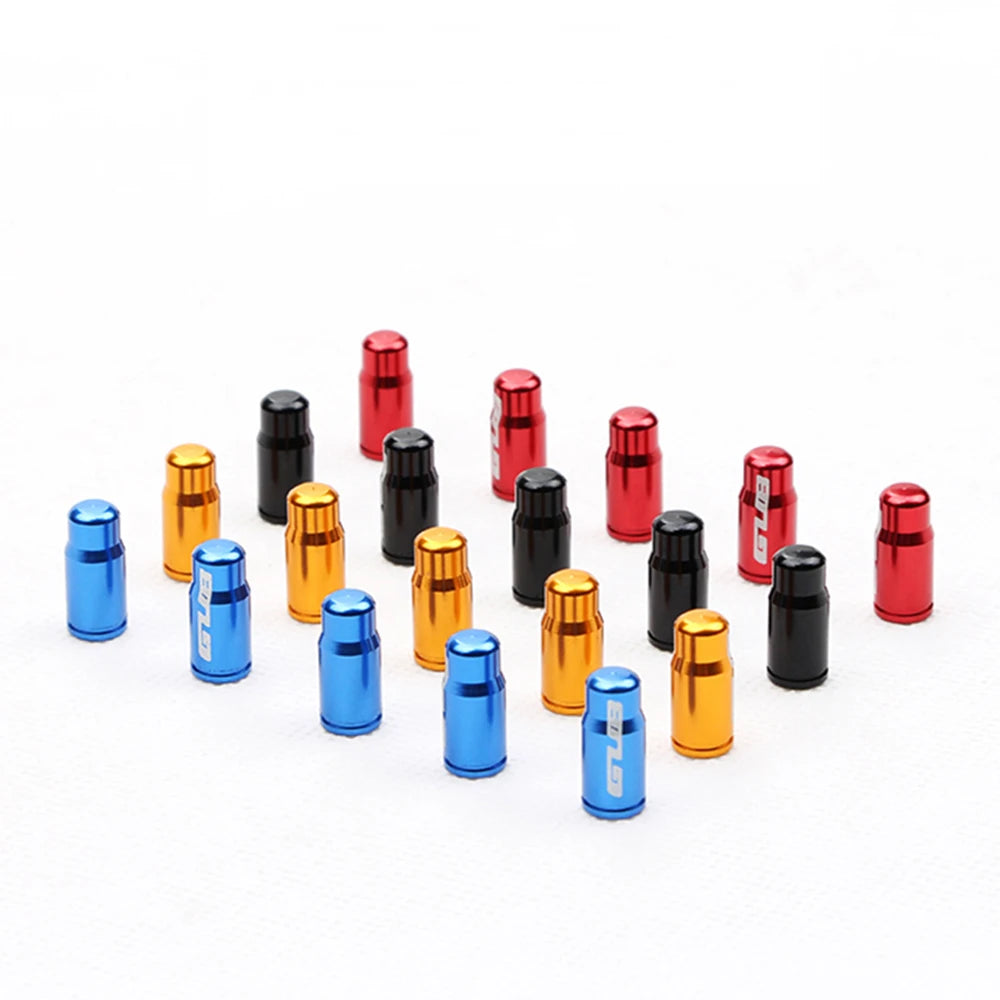 4pcs Aluminum Bike Tire Valve Caps – Ultralight MTB Road Mountain Schrader/Presta Tyre Protectors