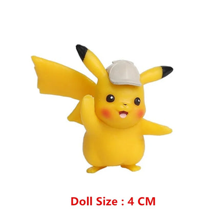 Pokemon 4-13cm Anime Figures – Pikachu, Mewtwo, Charmander, Blastoise Action Model Toy Gifts