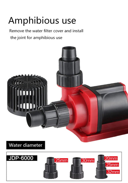 SUNSUN JDP DC Water Pump - Silent Submersible Pump for Marine Reef Aquariums, Wifi, 100-240V