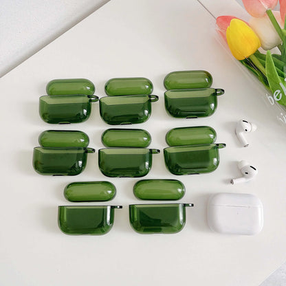 Retro Green High-Quality Earphone Case for Apple AirPods 1/2/3/4 & Pro 2 — Protective Charging Box Shell