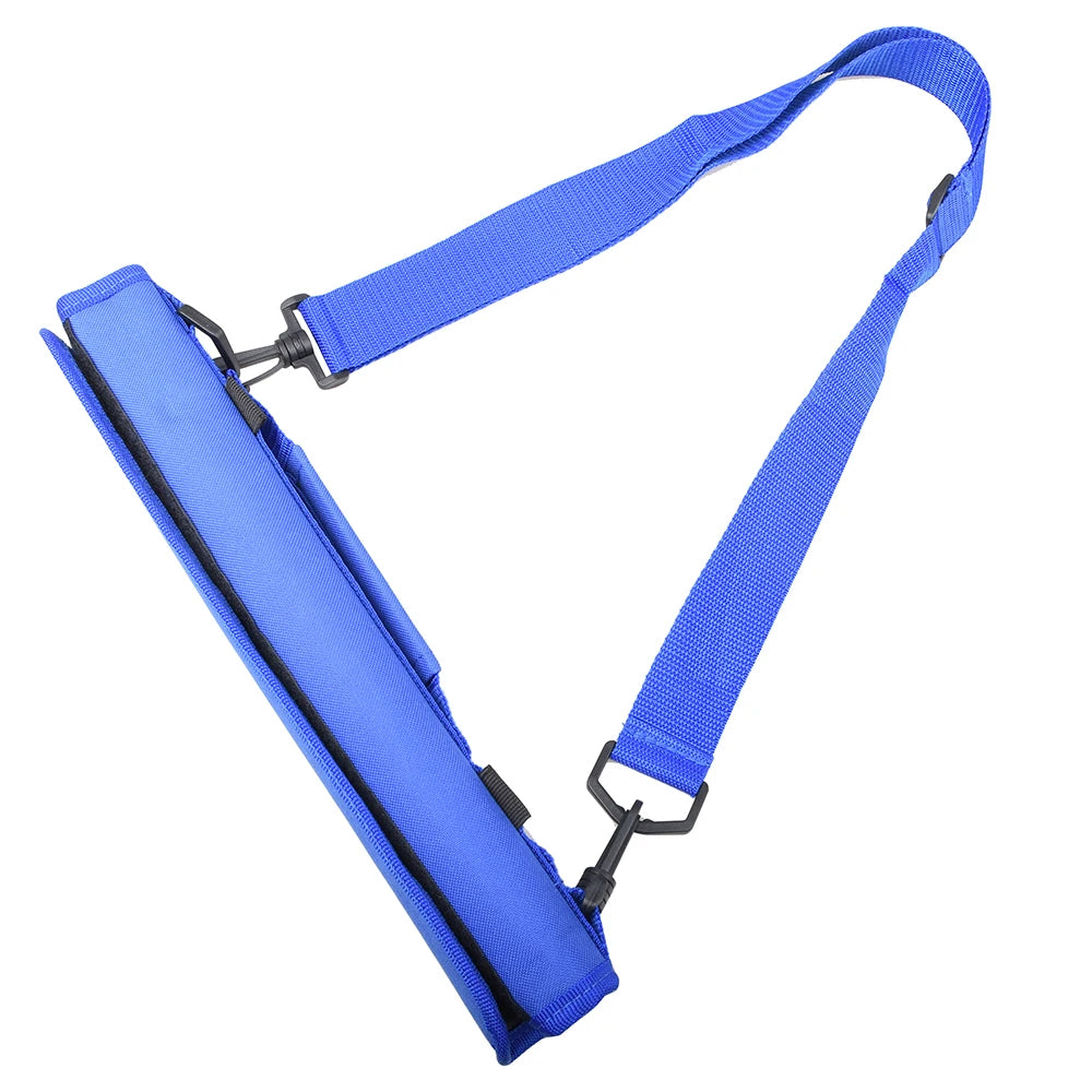 Mini Portable Nylon Golf Club Bag – Simple Golf Gun Carrier with Adjustable Shoulder Straps, Travel & Training Case