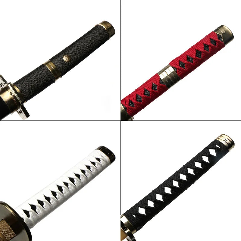 3-Piece Roronoa Zoro Katana Set – 104cm Handmade Anime Cosplay Swords (Shusui, Enma, Kitetsu) with Free Holder & Belt
