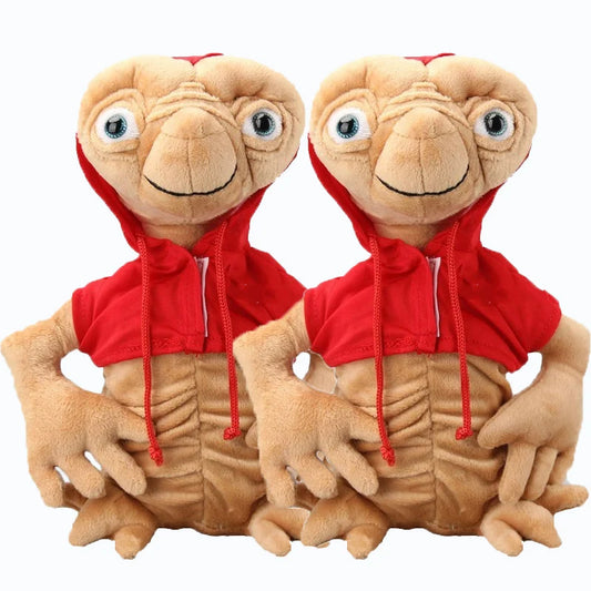 28cm Alien Plush Toy – Cartoon Stuffed Doll with Clothing, High-Quality Plush for Kids’ Birthday Gift