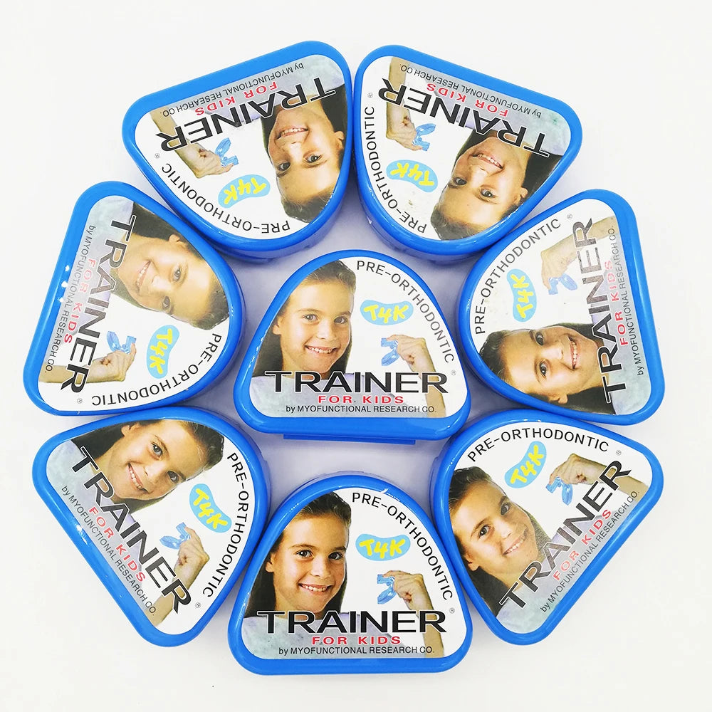 T4K Children’s Dental Tooth Trainer – Orthodontic Appliance for Kids Teeth Alignment, Soft & Hard Braces Mouthpieces