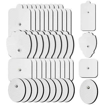 Electrostimulation Patches: TENS Electrode Pads for Acupuncture, Physiotherapy, EMS Muscle Stimulator & Slimming Machines - Nerve Stimulation