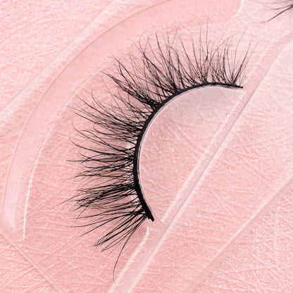 Visofree 3D Mink Eyelashes – Thick Handmade Full Strip Cruelty-Free False Lashes for Makeup M56
