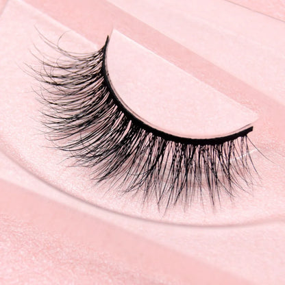 Visofree 3D Mink Eyelashes – Thick Handmade Full Strip Cruelty-Free False Lashes for Makeup M56