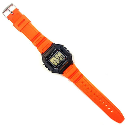 Men’s Army Green Digital Sports Watch - Waterproof LED Electronic Wristwatch with Square Dial and Modern Military Style