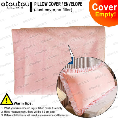 OTAUTAU Bed Headboard Pillowcase - Rectangle Long Body Pillow Cover for Headboard, Sofa & Bedding Decor KD012