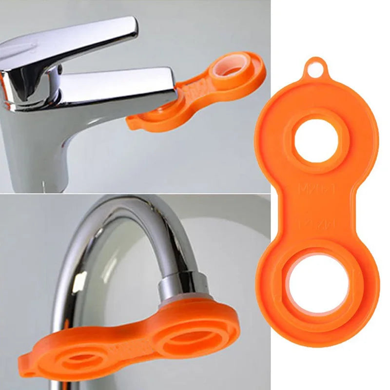 Faucet Bubbler Wrench - Universal Water Outlet Aerator Tool for Nozzle Filter Repair - Replacement Disassembly Spanner