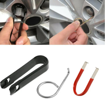 Wheel Lug Nut Cover Removal Tool – Fast Car Tire Bolt & Cap Puller for VW Audi