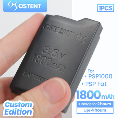 OSTENT 1800mAh & 2200mAh 3.6V Lithium-Ion Replacement Battery for Sony PSP 1000 / PSP-110