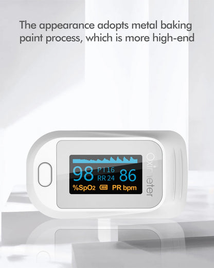 Portable Professional Finger Pulse Oximeter – Digital OLED Blood Oxygen, Heart Rate Health Monitor Tool