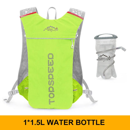 INOXTO 5L Trail Running Backpack - Ultra-Light Hydration Vest for Marathon & Cycling with 1.5L/2L Water Bag