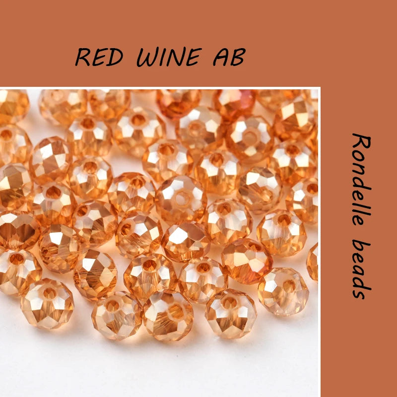 300PCS 4mm Round Crystal Glass Beads Set – Colorful Spacer Beads for Bracelet Jewelry Making & DIY Crafts (Buy 1 Get 1 Free)