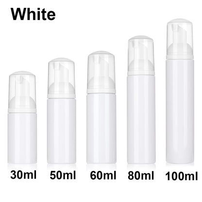 Foaming Soap Dispenser Bottles – 30/50/60/80ML Plastic Pump Bottles for Shampoo, Lotion & Shower Gel