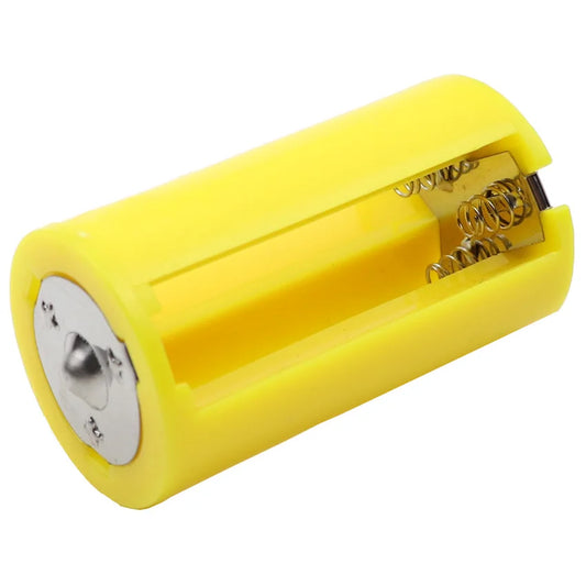 AA to D Battery Adapter - 3x AA Cell Converter Holder Case for D Size Battery Replacement