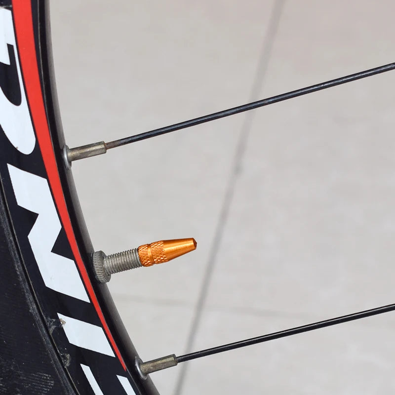 4/8PCS Aluminum Alloy Bicycle Tire Valve Caps – Dustproof Presta Valve Protectors for MTB & Road Bikes
