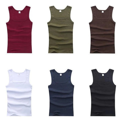 Plus Size Men’s Sleeveless Tank Top Vest – Summer Fitness Bodybuilding Singlet Casual Workout Shirt (Black, White, Gray)