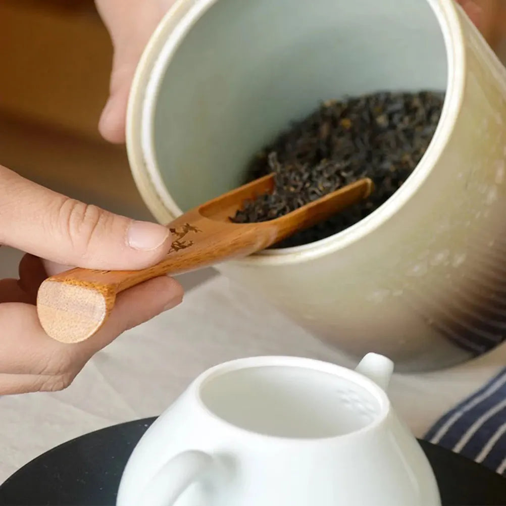Teaware Accessories Wooden Spoon – Chinese Style Coffee Filter Scoop for Tableware