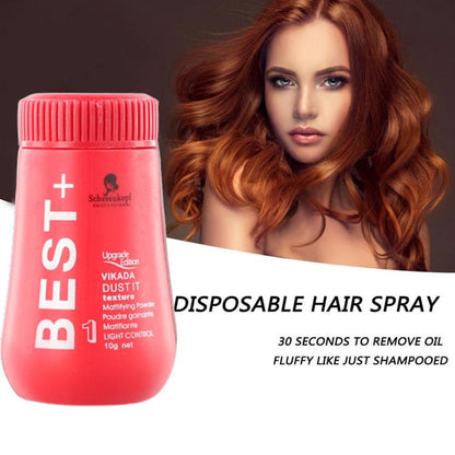 Hair Styling Powder – 1-50PCS Fluffy Oil-Absorbing Pink Bangs Spray, Oil-Free Hair Artifact for Men & Women