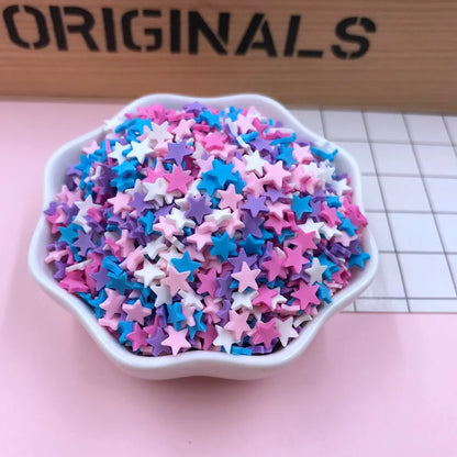 100g Colorful Long Clay Sprinkles – 5-6mm DIY Craft Decorations for Phone Deco & Creative Projects