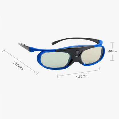 2PCS Active Shutter 3D Glasses 96-144Hz – Compatible with BenQ, Acer, Optoma, JmGo V8, XGIMI Projectors