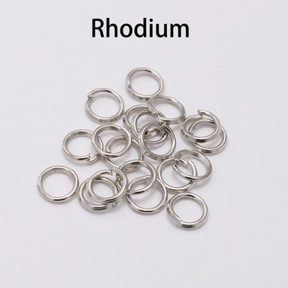 DIY Jewelry Jump Rings - 50-200pcs Split Ring Connectors 3-20mm for Handmade Accessories and Craft Making Supplies