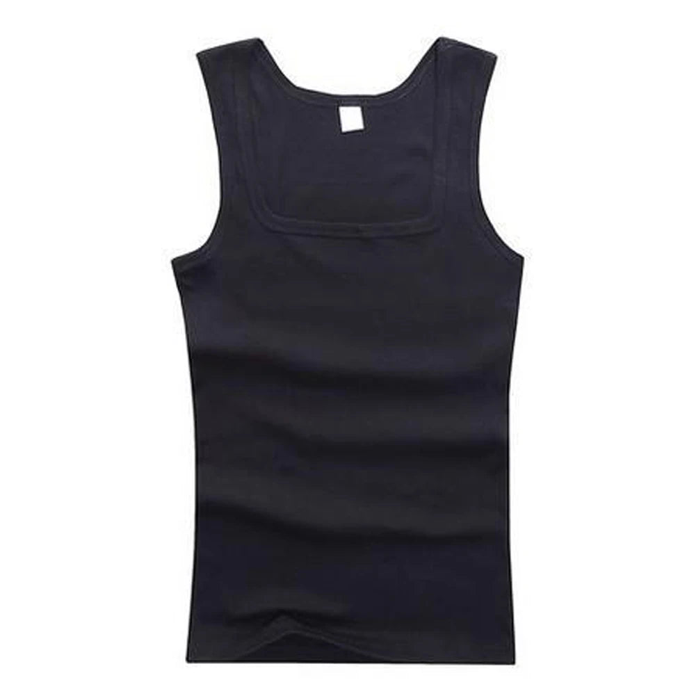Plus Size Men’s Sleeveless Tank Top Vest – Summer Fitness Bodybuilding Singlet Casual Workout Shirt (Black, White, Gray)