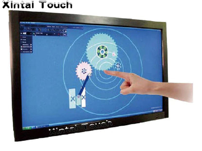 Xintai 32-Inch IR Touch Screen Overlay - 20-Point Infrared Multi-Touch Panel Frame Kit Without Glass