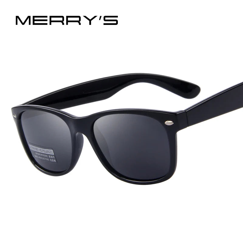 MERRYS Men’s Polarized Sunglasses – Classic Retro Rivet Shades UV400 S683 Designer Eyewear