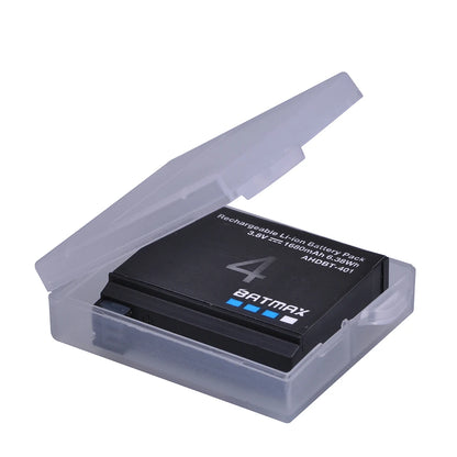 Batmax 1680mAh GoPro HERO4 Replacement Battery with 3-Slot LED USB Charger for AHDBT-401 Action Camera Accessories