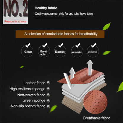 Universal Leather Car Seat Covers - Seat Cushion Protector Mats for Auto Interiors