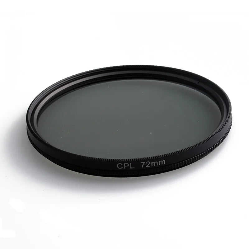 3-in-1 UV+CPL+FLD Lens Filter Set - 49mm, 52mm, 55mm, 58mm, 62mm, 67mm, 72mm, 77mm, with Bag for Canon, Nikon, Sony, Pentax Camera Lenses