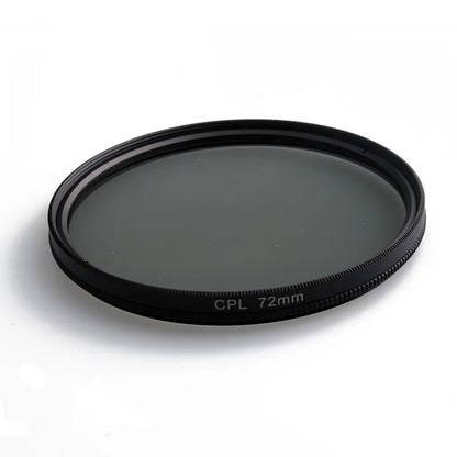 3-in-1 UV+CPL+FLD Lens Filter Set - 49mm, 52mm, 55mm, 58mm, 62mm, 67mm, 72mm, 77mm, with Bag for Canon, Nikon, Sony, Pentax Camera Lenses