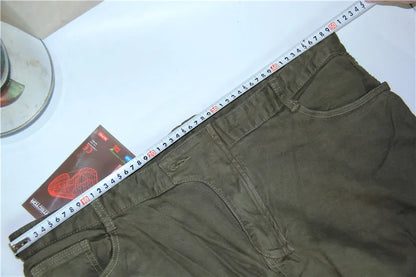 Men's Motorcycle Jeans – Featherbed Riding Pants, Standard Version for Car Ride & Summer Riding