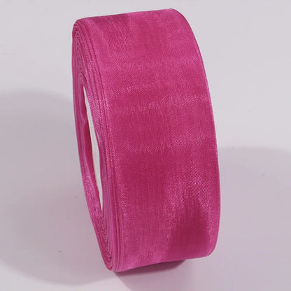 10 Yards Sheer Chiffon Organza Ribbon - Satin Gift Wrapping Ribbon for Wedding Bouquets, Party Decor & DIY Crafts