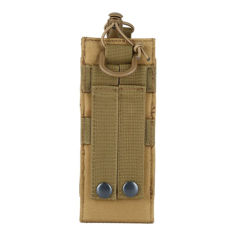 MOLLE Water Bottle Holster Pouch - Outdoor Sports, Hiking, Camping & Travel Canteen Holder EDC Tool Waist Bag