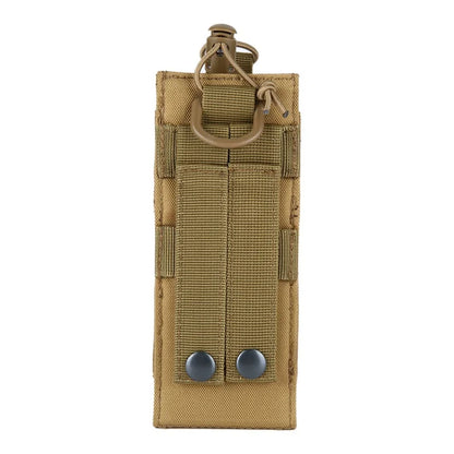 MOLLE Water Bottle Holster Pouch - Outdoor Sports, Hiking, Camping & Travel Canteen Holder EDC Tool Waist Bag