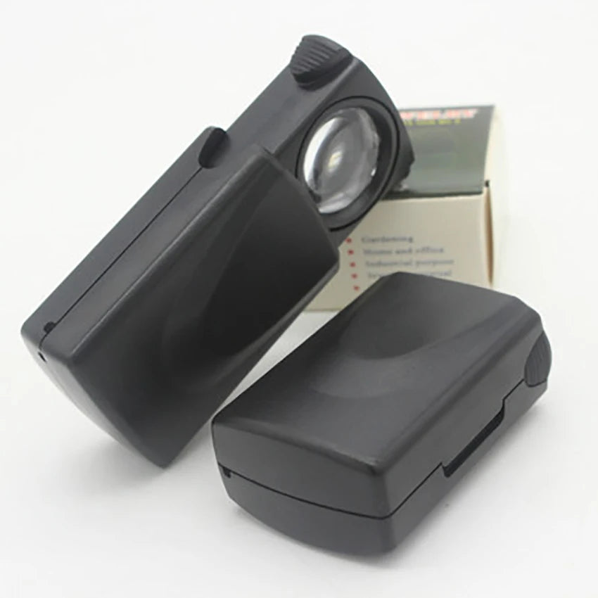 Portable 30X LED Magnifier — Acrylic Lens for Jewelry Appraisal, Reading, Sewing & Seniors