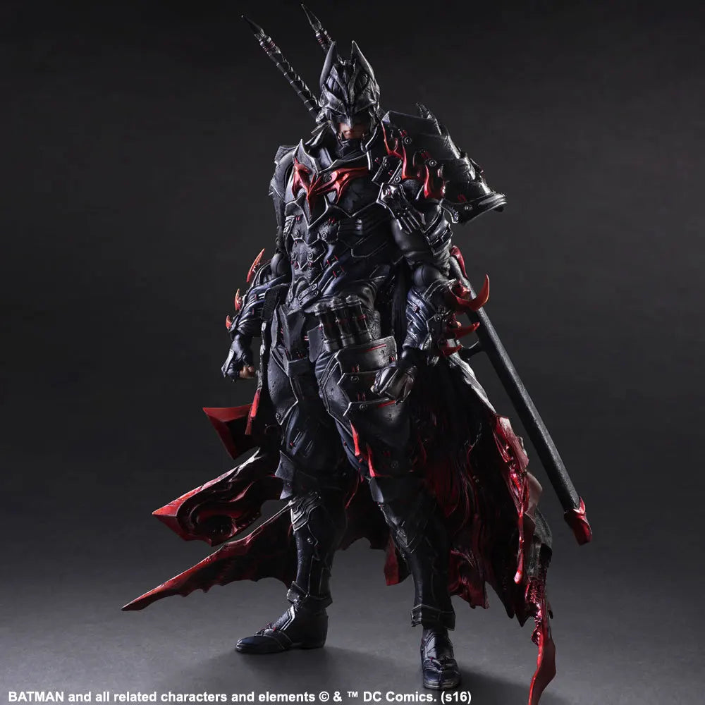 2017 Play Arts Bushido Batman Figure - 27cm Collectible Action Toy for Fans & Display