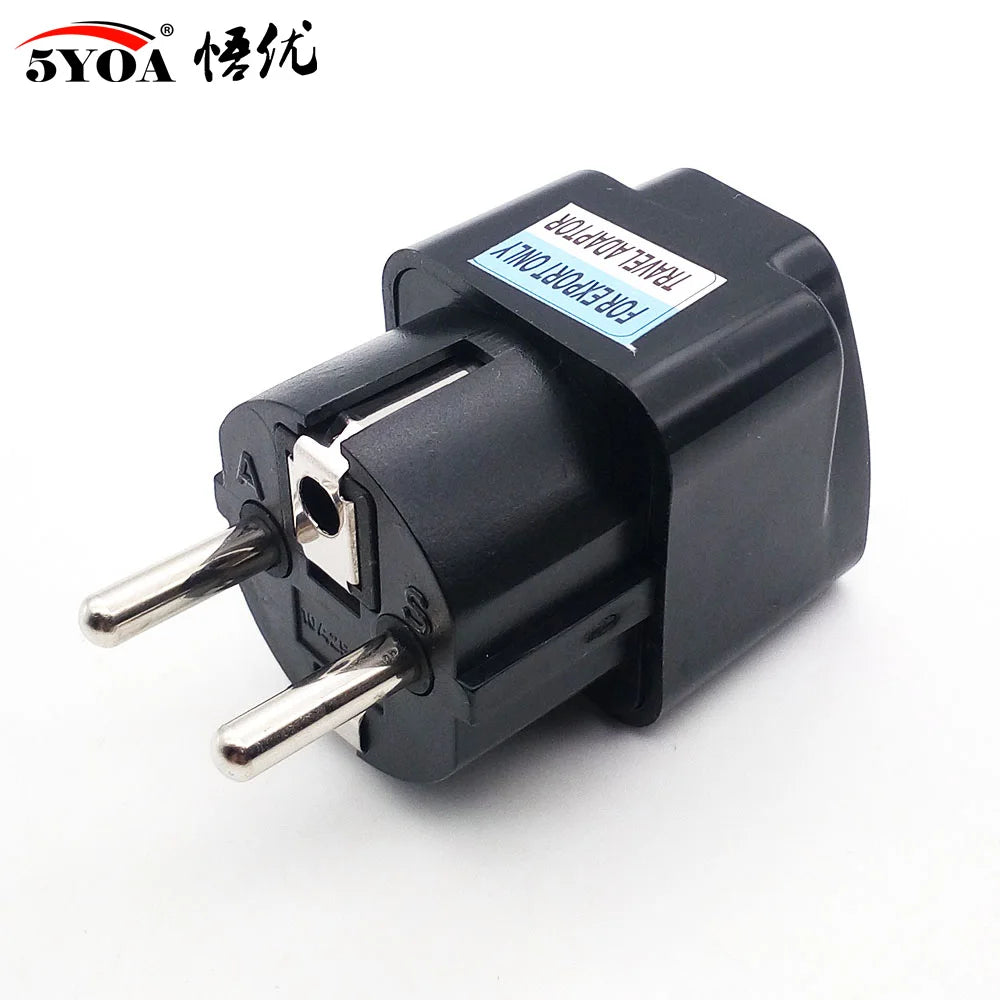 Universal Electric Plug Power Socket Adapter – International Travel Charger Converter for EU, UK, US, AU