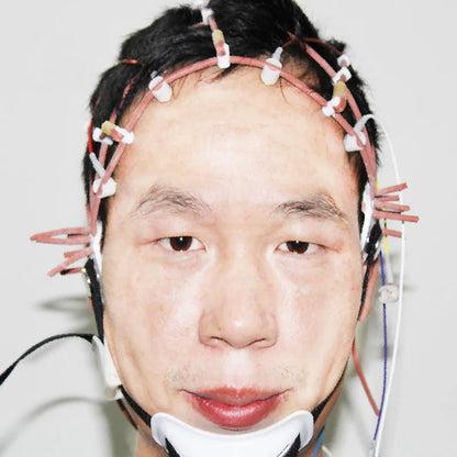 High-Quality Adjustable Adult EEG Hat — Electrode Cap with Cable, Sizes L/M/S